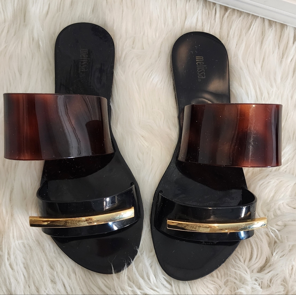 MELISSA WONDERFUL II FLIP-FLOPS ECOLOGICAL MATERIALS SIZE 5 - Picture 4 of 15